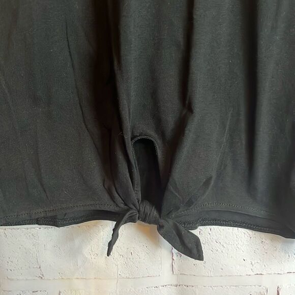 Girls Large Champion Tie Front Cap Sleeve TShirt NWT - Picture 3 of 9